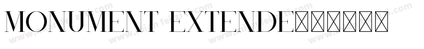 Monument Extende字体转换